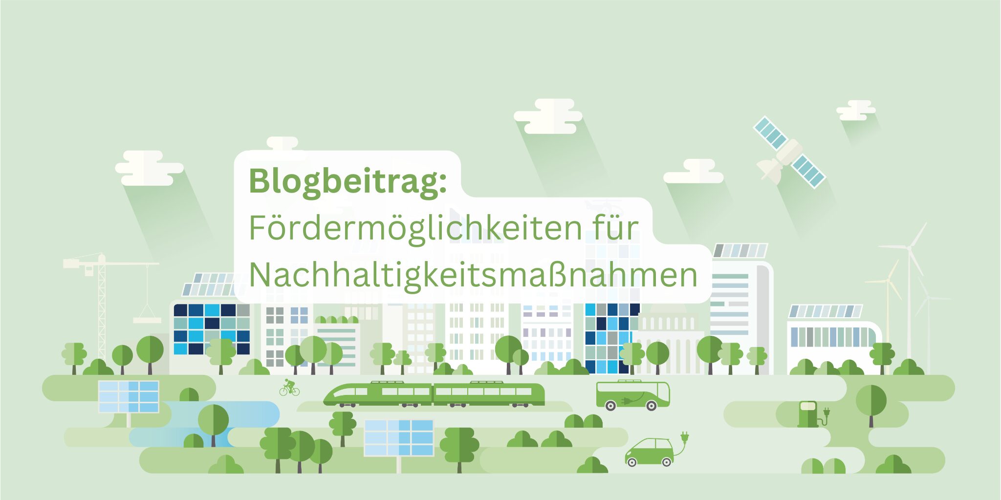 Nachhalitgkeitstransparenz Fördermöglichkeiten